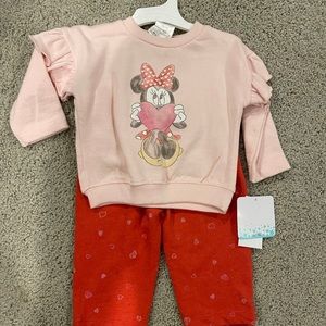 Disney Baby Minnie Mouse Valentine’s Outfit